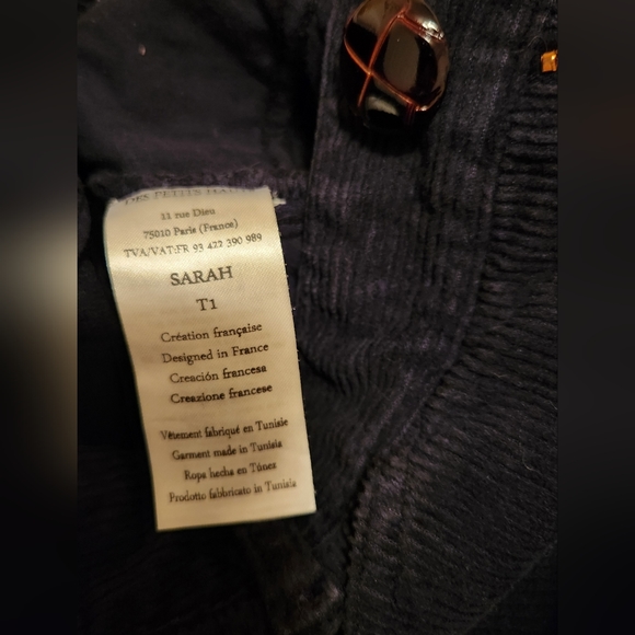 Navy mini skirt from Des Petits Hauts. - Picture 7 of 10